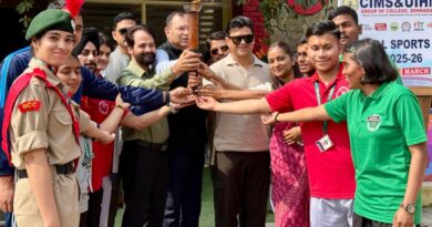 सीआईएमएस एंड यूआईएचएमटी ग्रुप ऑफ़ कालेज में वार्षिक खेल-कूद प्रतियोगिता की हुई शुरुआत