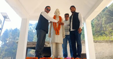 बुघाणी में धूमधाम से मनायी गयी हेमवती नंदन बहुगुणा की 107वीं जयंती