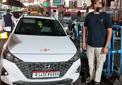 फ्लैशलाइट व हूटर लगा वाहन दून पुलिस ने किया सीज
