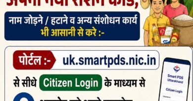 अब घर बैठे बनाए अपना राशन कार्ड