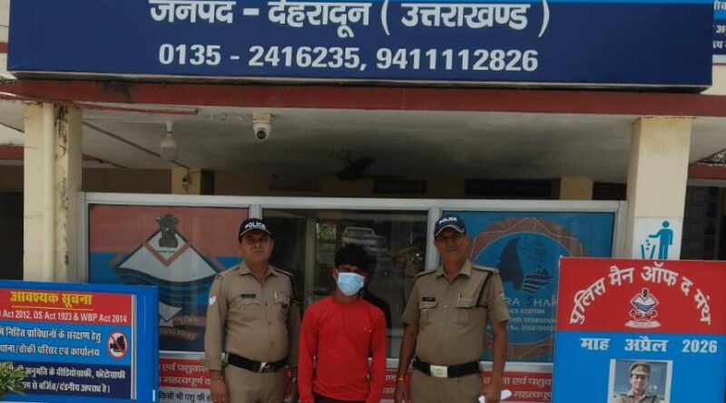एसएसपी देहरादून के नेतृत्व में दून पुलिस का अपराधियों पर एक और वार