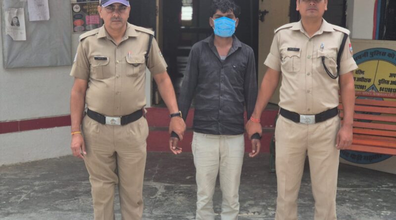 जियो टावर से पार्ट्स चोरी करने वाला अभियुक्त चढ़ा पौड़ी पुलिस के हत्थे