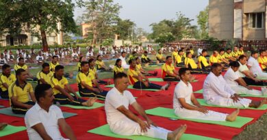 अंतर्राष्ट्रीय योग दिवस पर SDRF वाहिनी मुख्यालय सहित राज्यभर की सभी पोस्टों पर हुआ सामूहिक योगाभ्यास