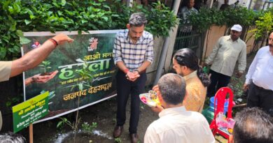 जिलाधिकारी देहरादून डॉ आशीष चौहान ने हरेला पर्व पर कलेक्ट्रेट परिसर में किया पौधा रोपण