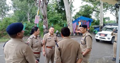 एसएसपी दून के निर्देशों पर एसपी ऋषिकेश द्वारा कावड़ मेला क्षेत्रों का किया निरीक्षण