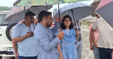 दिल्ली-देहरादून आर्थिक कॉरिडोर से जुड़ी 12 किमी ग्रीनफील्ड बाईपास परियोजना का डीएम ने किया निरीक्षण