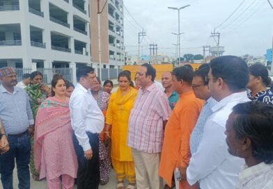 विधायक विनोद चमोली और एमडीडीए उपाध्यक्ष बंशीधर तिवारी ने किया आढ़त बाजार विकास कार्याें का निरीक्षण