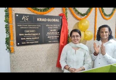बसंत विहार देहरादून में KRAD GLOBAL सेंटर का हुआ शुभारंभ