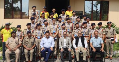 NEPA प्रशिक्षु अधिकारियों ने किया SDRF वाहिनी मुख्यालय का भ्रमण