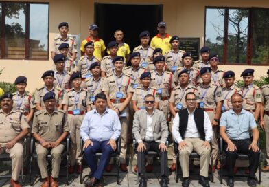 NEPA प्रशिक्षु अधिकारियों ने किया SDRF वाहिनी मुख्यालय का भ्रमण