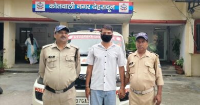 एसएसपी दून की सख्ती से अपराधियों को उनके अंजाम तक पहुँचाती दून पुलिस
