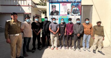 पटेलनगर क्षेत्र में संदिग्धों की तलाश हेतु पुलिस ने चलाया सत्यापन अभियान