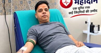 पुलिस लाइन पौड़ी में नियुक्त चालक कांस्टेबल हरिओम रतूड़ी ने किया रक्तदान